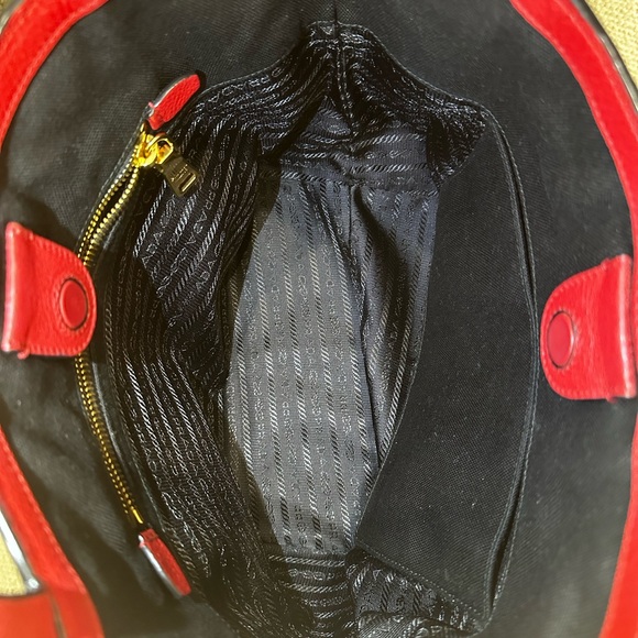 PRADA Tote Bag Red 1BG157 Prada - Picture 5 of 9